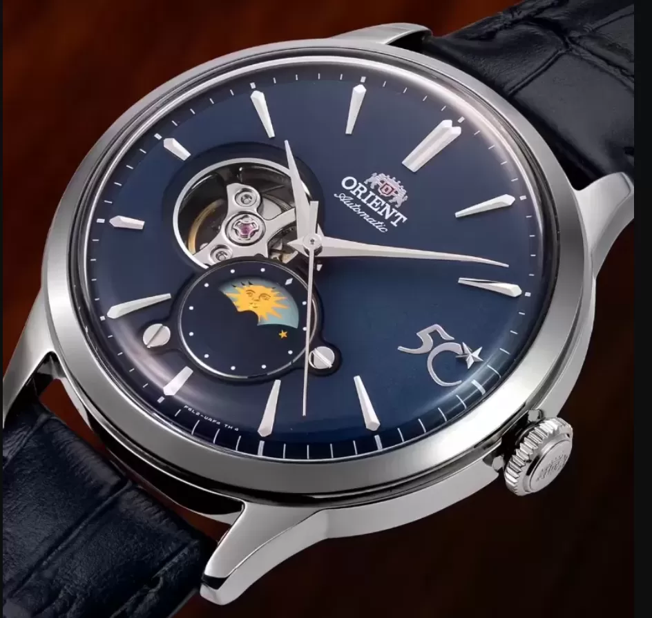 Orient Sun And Moon Open Heart RA-AS0106L30B Nam 