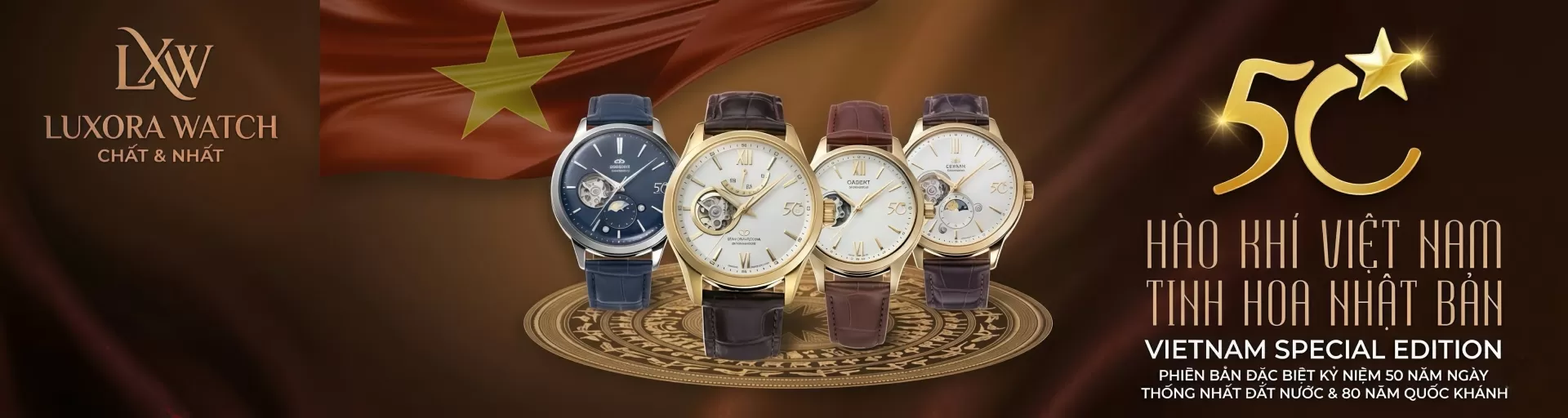 (Chính thức) Mở bán bộ sưu tập Orient Vietnam Special Edition 2025 - Hào khí Việt Nam, Tinh hoa Nhật Bản