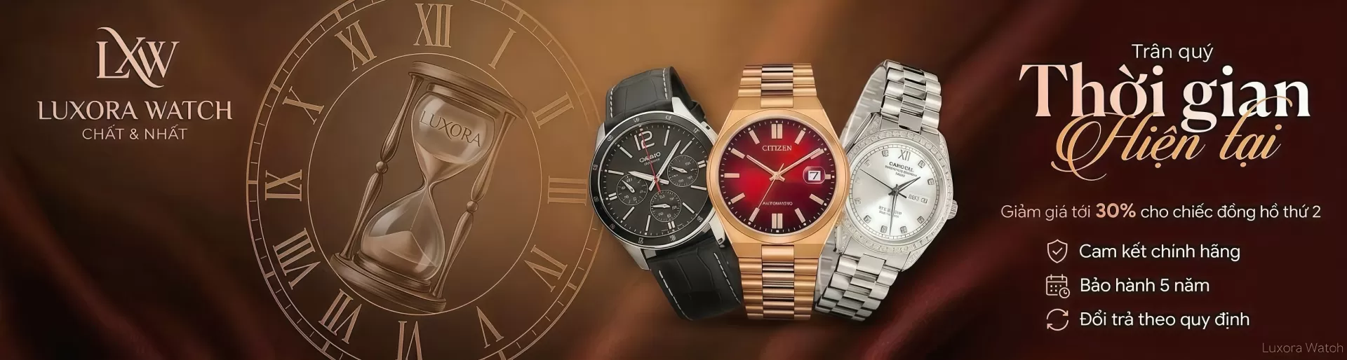 Luxora Watch: Trân Quý Thời Gian Hiện Tại – Triết Lý Phía Sau Những Cỗ Máy Đếm Giờ